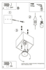 Downlight LAMPA sufitowa Quad SL.0493 Sollux drewniana OPRAWA w stylu skandynawskim kostka