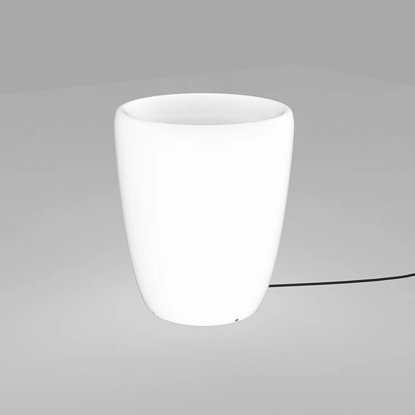 Ogrodowa lampa stojąca Flowerpot 9711 Nowodvorski IP44 donica biała