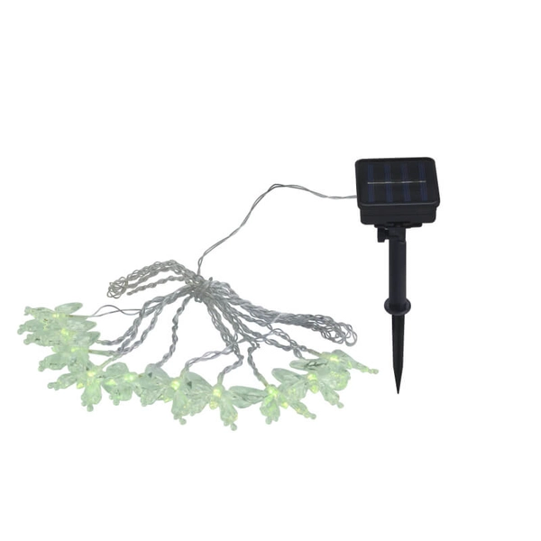 Solarna dekoracja motylki 4,6m 33706-10 Globo 10 LED RGB 0,06W multikolor