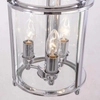 Industrialna LAMPA wisząca NEW YORK P03427CH Cosmolight szklana latarenka do salonu przezroczysta