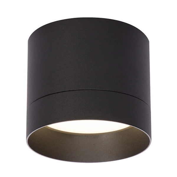 Lampa sufitowa natynkowa Kendal LP-6331/1SM L BK Light Prestige downlight czarny