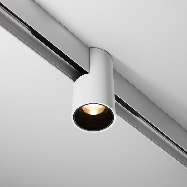 Lampa sufitowa do szyny Alfa TR122-2-7W3K-W LED 7W 3000K tuba biały czarny