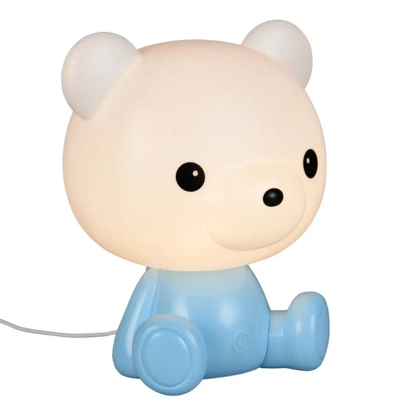 Nocna lampka dziecięca CUTIE R57991112 LED 0,3W 3000K miś niebieski