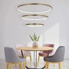 Wisząca lampa ringi LEA 330031 LED 60W 4000K pierścienie złote