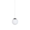 Metalowa lampa wisząca Tavira tuba 41483 do salonu brązowa