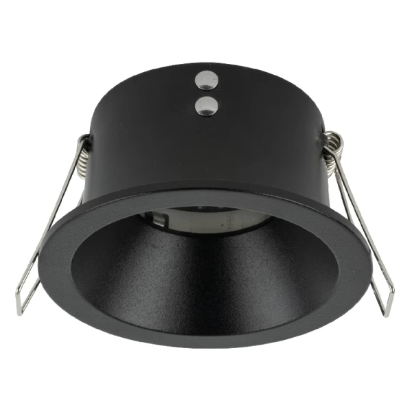 Minimalistyczny sufitowy spotlight Opti 10577 okrągła czarny