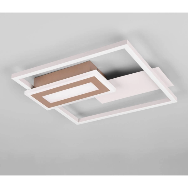 Metalowy plafon Spiro R67862176 RL Light LED 22W 3000K geometryczny szary