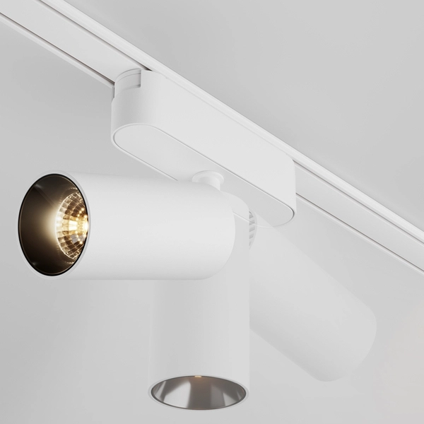 Magnetyczna lampa ścieżka świetlna Focus TR103-1-12W3K-M-W LED 12W 3000K tuba biała