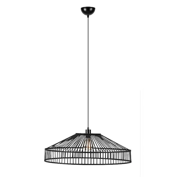 Ekologiczna lampa wisząca Tapa 108782 Markslojd bambus czarny