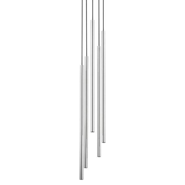 Jadalniana lampa wisząca Sopel 40745 Sigma zwis czarna srebrna