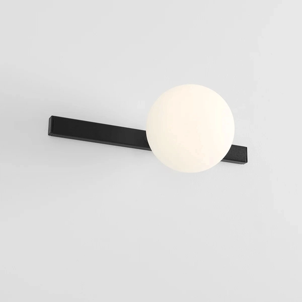 Minimalistyczny kinkiet Garda 1099C1 do salonu czarny biały