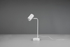 Biurkowa LAMPKA stojąca VANTOS  DL131512400 Trio metalowa LAMPA stołowa regulowana biała
