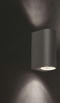 Elewacyjna LAMPA zewnętrzna NICO 9517 Nowodvorski tarasowa OPRAWA metalowa IP54 grafitowa