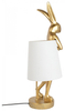 Biurkowa lampka stołowa Rabbit Kare 61598 złota biała