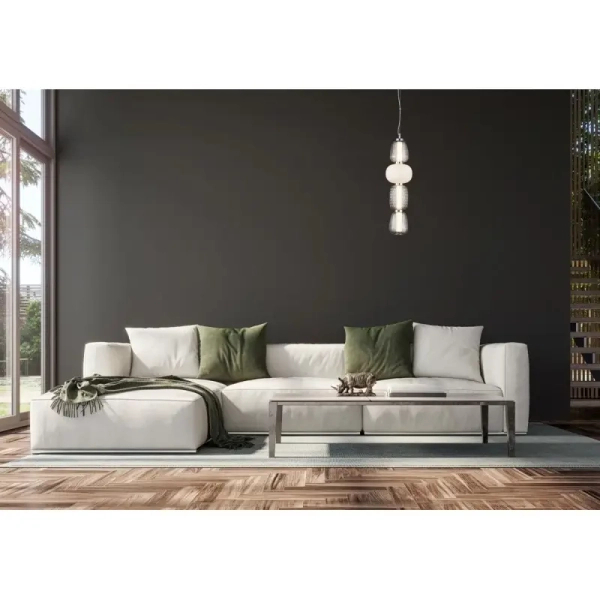 Ledowa lampa zwisająca Eris PND-98374-32W-CH Italux 32W 3000K chrom biała