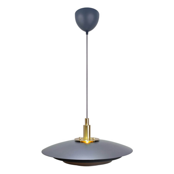 Wisząca lampa nad stół Bretagne 39489910 do jadalni szary