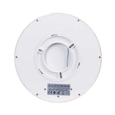 Lampa sufitowa Maze ABR-PLO-OCED-18W LED 18W 3000-6000K drewno biała