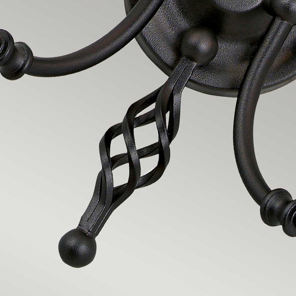 Lampa ścienna Artisan ART2-BLACK Elstead świecznik podwójny czarny