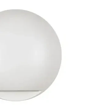 Okrągła lampa ścienna do ogrodu DONVELA LE75303 LED 3W 3000K IP65 biała