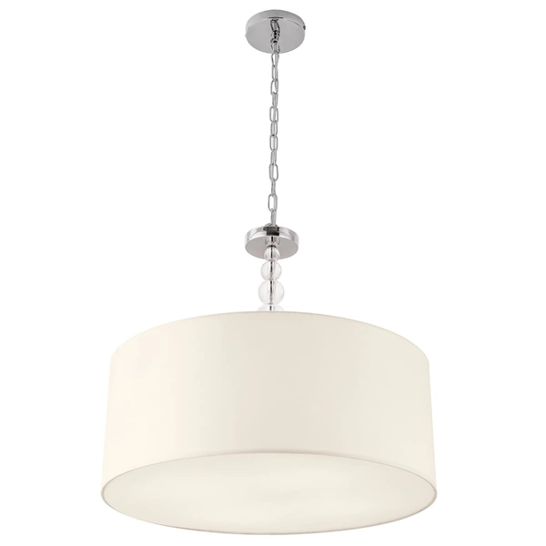 Lampa wisząca do salonu ELEGANCE P0061 Maxlight metalowa kremowa