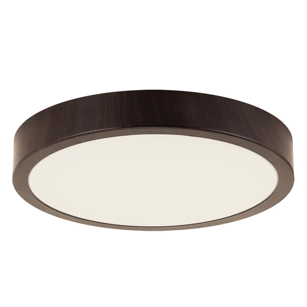 Plafoniera Led Atut 04150 Ideus 18W 4100K metalowa okrągła brązowa