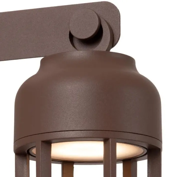 Dotykowy kinkiet ścienny Wells 33809/05/97 LED 5W 2700-4000K IP54 brązowy