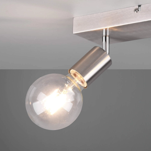 Sufitowa LAMPA loft VANNES R80182007 RL Light regulowana OPRAWA metalowy kinkiet reflektorki nikiel mat
