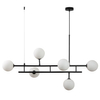 Molekułowa lampa wisząca Moderno DN1507 black Step kule balls czarna