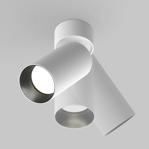 Metalowa lampa sufitowa Artisan C082CL-01-GU10-W Maytoni regulowana biały