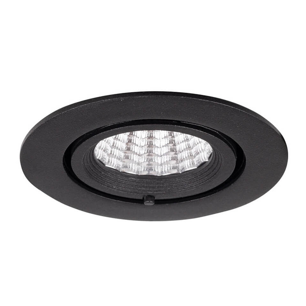 Regulowana lampa wpuszczana RUBIO H0133 Maxlight LED 10W 3000K okrągła czarny 