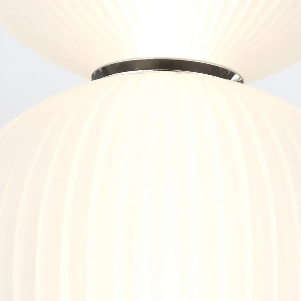 Kulista lampa wisząca Palmas QN-PALMAS-2MP-PN LED 20W 3000K biała