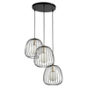 Wisząca lampa kaskadowa Bell 40729 Sigma druciak czarna złota