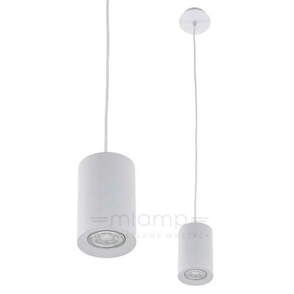 LAMPA wisząca JET MINI FH40111-BJ-120-WH LED 4W Italux metalowa OPRAWA zwis tuba biała