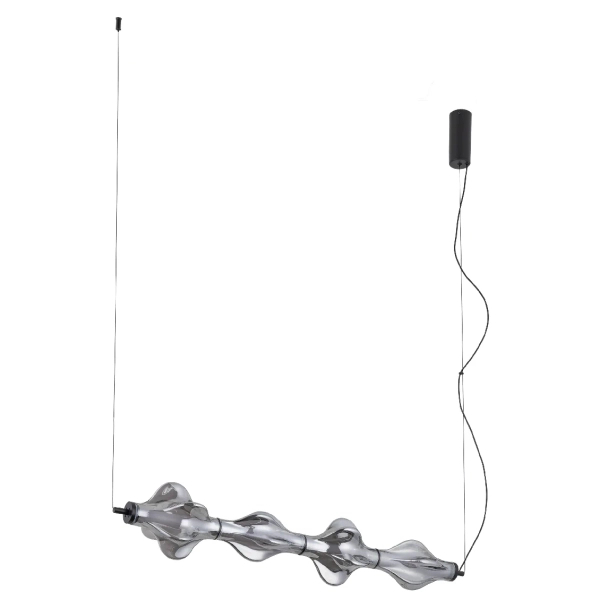 Ledowa podłużna lampa wisząca Elva 18217 LED 30W 3000K grafitowy
