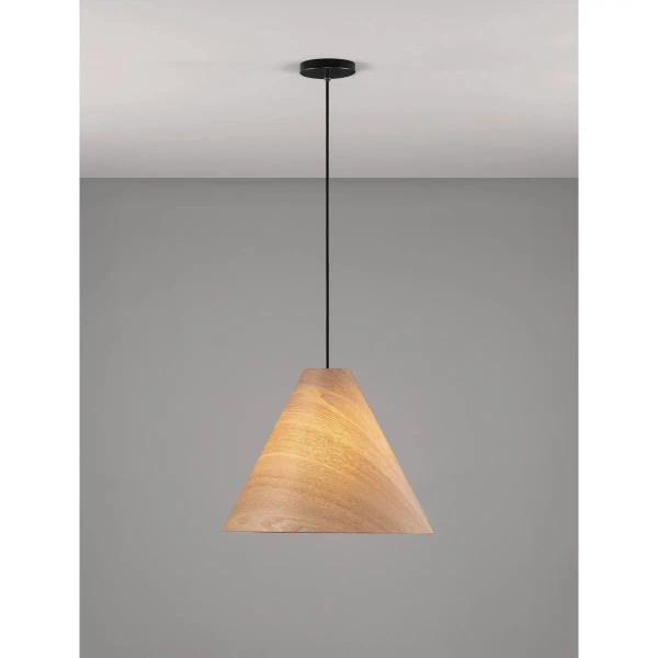 Skandynawska lampa wisząca BRONTILA LE45383 nad stół drewniana
