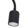 Kinkiet nad łóżko Maja 2537 TK Lighting z abażurem podwójny czarny