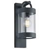 Industrialna LAMPA elewacyjna CUSTYRA DL142204160 Trio ogrodowa tuba zewnętrzna z czujnikiem zmierzchu IP44 antracytowa