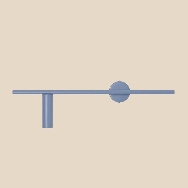 Metalowy kinkiet ścienny Trevo 1104C16_2 Aldex tuba niebieska