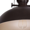 LAMPA wisząca ROSALIA MDM-2646/1 BR+GD Italux metalowa OPRAWA industrialna ZWIS brąz przecierany