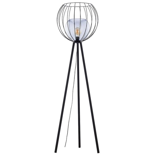 Loftowa lampa podłogowa Universo 5057 TK Lighting na trójnogu czarna