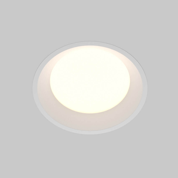 Podtynkowa lampa łazienkowa Okno DL055-18W3-4-6K-W LED 18W IP44 biała