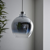 Lampa kula wisząca L&-196442 Light& szkło lustrzane chrom ombre