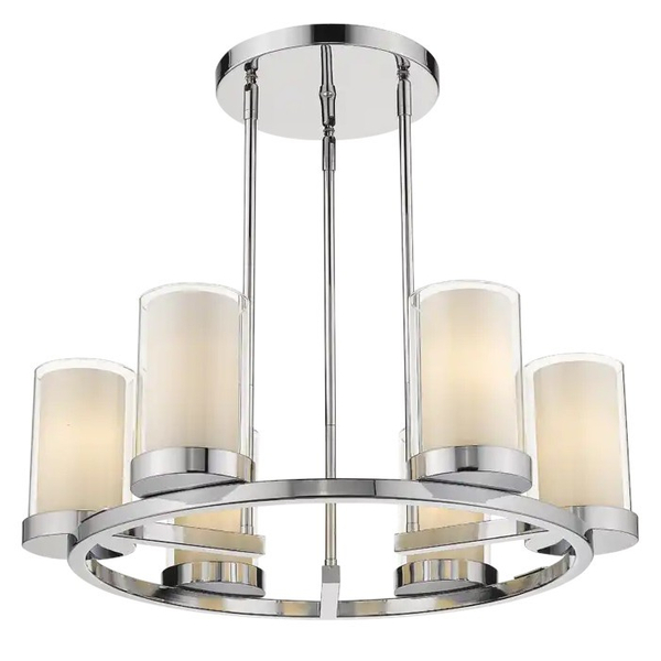 Nowoczesna LAMPA wisząca MIAMI P06998CH Cosmolight metalowy zwis nad stół chrom