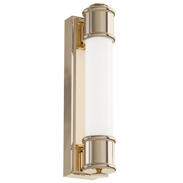 Złota lampa do łazienki Omi Parette ledowy kinkiet LED 6W 3000K tuba