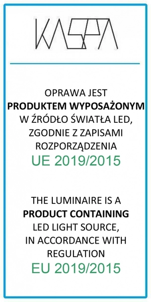 LAMPA wisząca ROLL 10708801 Kaspa metalowa OPRAWA kaskada LED 32W 3000K zwis tuby sople białe