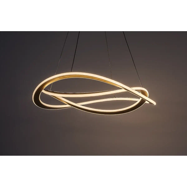 Podwójny ring wisząca lampa Kallira 72282 LED 72W 3000K złoty