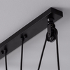 Wisząca potrójna lampa Monte ABR-LWR-3XE27 industrialna czarny złoty