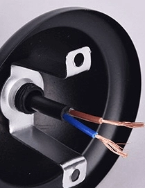 LAMPA wisząca OW-E27 Abigali metalowa OPRAWKA na żarówkę zwis czarny