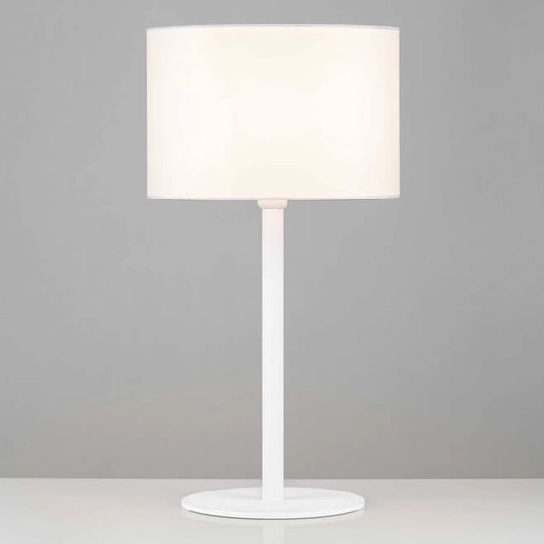 Lampka stołowa do salonu GUAVIARE LE44956 z abażurem biała