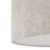 Tkaninowa lampa wisząca CEDRO 11665 z abażurem beżowa